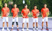 Vietnam tennis aces face tough test at Davis Cup World playoffs