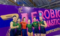Vietnam’s aerobic gymnastics team win 5 gold medals at Asian Championships