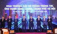 Hanoi launches information systems, applications for common use