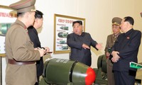 North Korea unveils new nuclear warheads