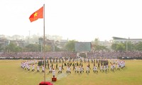 Grand military parade rehearsal for 70th anniversary of Dien Bien Phu Victory 