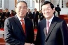ท่านTrương Tấn Sangประธานแห่งรัฐเวียดนามเสร็จสิ้นการเยือนสันถวไมตรีประเทศลาว