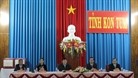 ประธานแห่งรัฐเวียดนามมีการแลกเปลี่ยนข้อราชการกับเจ้าหน้าที่บริหารจังหวัดKon Tum