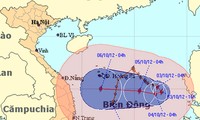 จังหวัดต่างๆทางภาคกลางเวียดนามป้องกันพายุ Gaemi