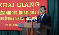 ประธานประเทศTrương Tấn Sang กำชับให้ยกระดับคุณภาพเจ้าหน้าที่หน่วยงานศาล