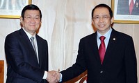 ท่านเจืองเติ๊นซางประธานประเทศเวียดนามเสร็จสิ้นการเยือนอินโดนีเซีย