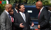 ท่านเหงวียนเติ้นหยุง นายกรัฐมนตรีเวียดนามเสร็จสิ้นการเยือนประเทศสาธารณรัฐเฮติ