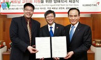 บริษัทKumho Tires มีส่วนร่วมผลักดันความสัมพันธ์ระหว่างเวียดนามกับสาธารณรัฐเกาหลี