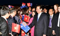นายกรัฐมนตรีเวียดนามเดินทางถึงประเทศออสเตรเลีย