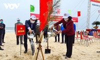 Вице-президент Данг Тхи Нгок Тхинь развернула кампанию по посадке деревьев в провинции Куангбинь
