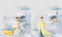 Показ вьетнамских платьев аозяй в Йенты