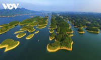 Озеро Тхакба - привлекательное туристическое направление в горном районе Северо-Западного Вьетнама