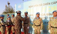 Вьетнамский полевой госпиталь 2-ого уровня №4  получил медаль ООН за миротворческие операции
