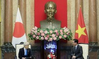 Президент Во Ван Тхыонг встретился с председателем Палаты советников Японии Оцудзи Хидэхиса 