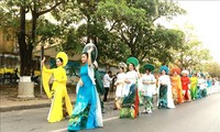 Красочный уличный фестиваль Донгхой 