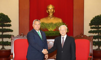 Tổng Bí thư Nguyễn Phú Trọng tiếp Thủ tướng Hungary Orbán Viktor 