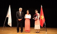 Sinh viên Nhật Bản thi hùng biện tiếng Việt