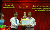 Trao giải cuộc thi “Tìm hiểu lịch sử quan hệ đặc biệt Việt Nam- Lào“