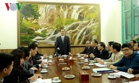 Chủ tịch nước Trần Đại Quang làm việc với Văn phòng Thường trực Ban Chỉ đạo Cải cách tư pháp TW