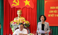 Trưởng ban Dân vận Trung ương Trương Thị Mai làm việc tại tỉnh Đắk Nông 