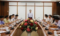 Chủ tịch Ủy ban Trung ương MTTQ Việt Nam Trần Thanh Mẫn làm việc tại Vĩnh Phúc 