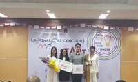 Sinh viên Việt Nam giành giải Nhất cuộc thi “Khởi nghiệp Pháp ngữ 2018