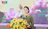 Chủ tịch Quốc hội Nguyễn Thị Kim Ngân dự lễ kỷ niệm 60 năm Ngày Chủ tịch Hồ Chí Minh về thăm tỉnh Bắc Ninh