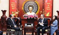 Bí thư Thành ủy Thành phố Hồ Chí Minh Nguyễn Thiện Nhân tiếp Đại sứ Trung Quốc