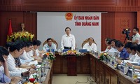 Phó Chủ tịch Quốc hội Phùng Quốc Hiển làm việc với tỉnh Quảng Nam