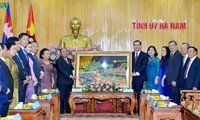 Chủ tịch Quốc hội Vương quốc Campuchia thăm và làm việc tại Hà Nam