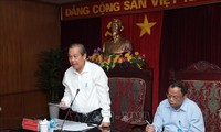 Phó Thủ tướng Thường trực Chính phủ Trương Hòa Bình gặp mặt lãnh đạo tỉnh Bắc Kạn