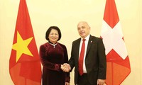 Phó Chủ tịch nước Đặng Thị Ngọc Thịnh hội kiến Tổng thống Thụy Sĩ
