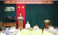 Trưởng ban Kinh tế Trung ương Nguyễn Văn Binh làm việc với tỉnh Quảng Trị
