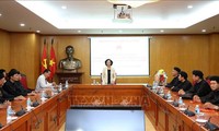 Trưởng ban Dân vận Trung ương Trương Thị Mai tiếp Đoàn đại biểu chức sắc, tín đồ tiêu biểu