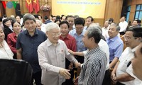 Tổng Bí thư, Chủ tịch nước Nguyễn Phú Trọng tiếp xúc cử tri Hà Nội