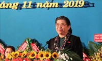 Phó Chủ tịch Thường trực Quốc hội Tòng Thị Phóng dự đại hội các dân tộc thiểu số tỉnh Đắk Lắk