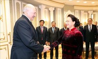 Chủ tịch Quốc hội Nguyễn Thị Kim Ngân hội kiến Thủ tướng Chính phủ CH Belarus