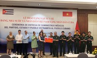 Lễ trao tặng vật tư y tế của Đảng, Nhà nước, Bộ Quốc phòng và nhân dân Việt Nam trao tặng nhân dân Cuba