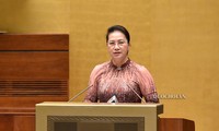 Chủ tịch Quốc hội Nguyễn Thị Kim Ngân gặp mặt điển hình tiên tiến bảo vệ an ninh Tổ quốc