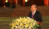 Phó Thủ tướng thường trực Chính phủ Trương Hòa Bình dự chương trình Vì bình yên cuộc sống