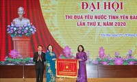 Phó Chủ tịch nước Đặng Thị Ngọc Thịnh dự Đại hội thi đua yêu nước tỉnh Yên Bái lần thứ X