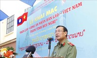 Triển lãm Công an nhân dân Lào-Việt-Thắm tình hữu nghị