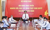 Quán triệt Nghị quyết Đại hội XIII của Đảng đến các cơ quan đại diện Việt Nam ở nước ngoài