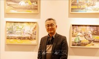 Ấn tượng triển lãm tranh về đất nước và con người Việt Nam của thầy giáo Hàn Quốc
