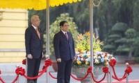 Thủ tướng Chính phủ Phạm Minh Chính chủ trì Lễ đón Thủ tướng Malaysia