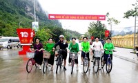 Sôi động Giải đua xe đạp địa hình huyện Lâm Bình mở rộng lần thứ I