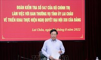 Phó Thủ tướng thường trực Phạm Bình Minh làm việc tại tỉnh Lai Châu