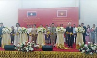 Khánh thành Nhà đa năng Trường Hữu nghị Lào - Việt Nam tỉnh Savannakhet (Lào)