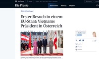 Truyền thông Áo đưa tin đậm nét về chuyến thăm của Chủ tịch nước Võ Văn Thưởng