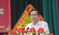 Phó Chủ tịch Thường trực Quốc hội Trần Thanh Mẫn dự Ngày hội Đại đoàn kết toàn dân tộc tại Bắc Giang